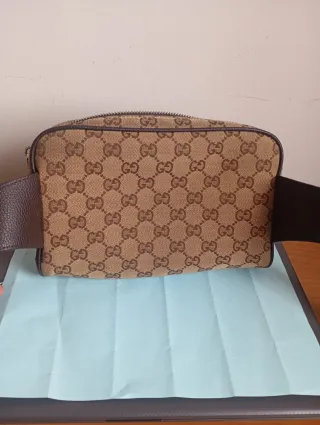 Marsupio Gucci Beige/Marrone Monogram