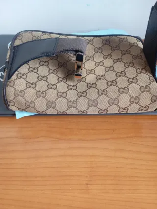 Marsupio Gucci Beige/Marrone Monogram