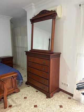 Dormitorio completo madera
