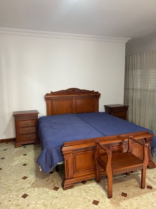 Dormitorio completo madera