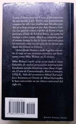 El etrusco (Bolsillo)