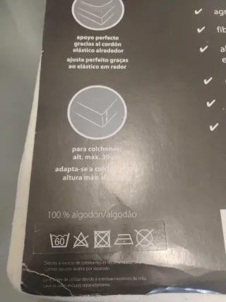 Sábana bajera ajustable Kronborg beige