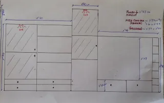 Muebles de comedor, mesa y sillas de madera