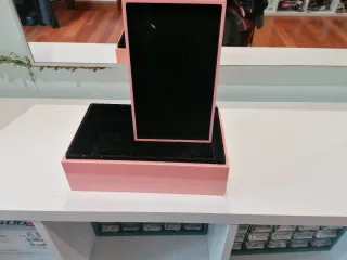 Caja Zara Home Rosa Terciopelo