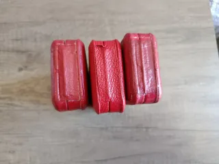 3 Estuches para Medallas Rojos