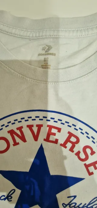 Maglietta Converse Bianca Taglia M