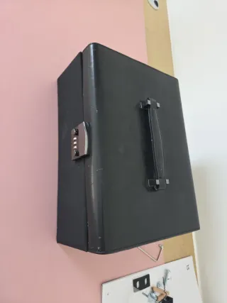 Joyero 2 pisos espejo y cerradura