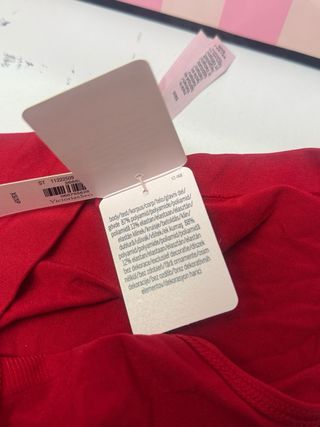 Braguita Victoria's Secret Roja Talla XS