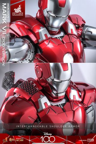 Hot Toys Iron Man Mark VII (D100) Exclusivo