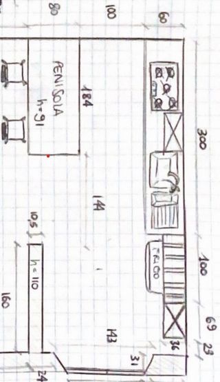Cucina completa legno con elettrodomestici
