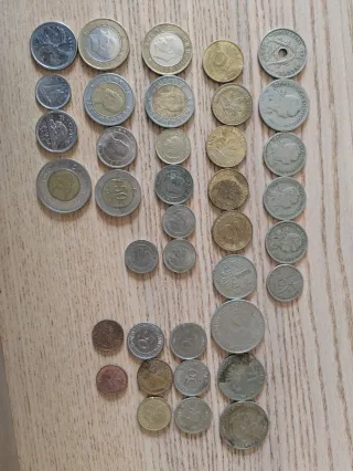 Lote 20+ Monedas Mundo: Turquía, Canadá, Alemania