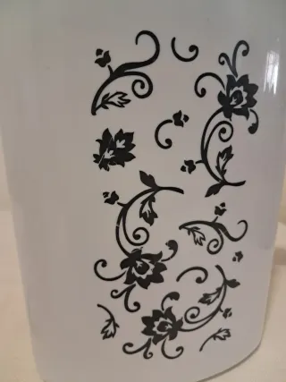 Set Jarra y 2 vasos cristal diseño flores