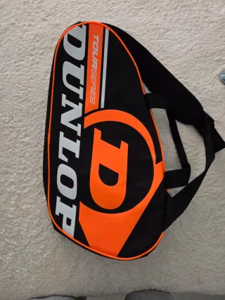 Paletero Dunlop Negro y Naranja