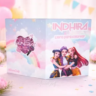 Libro para colorear Guerreras Kpop