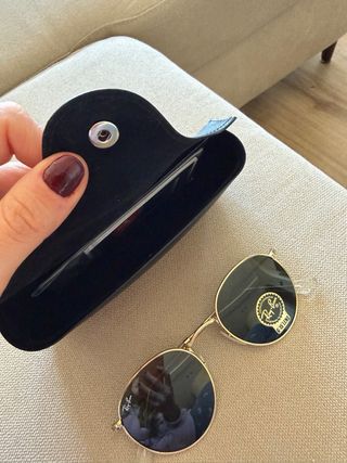 Gafas de Sol Ray-Ban Round Doradas