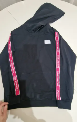 Sudadera Calvin Klein Jeans Negra talaa 16