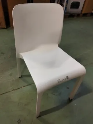 Set 4 Sedie da Giardino Grana Bianche Shaf