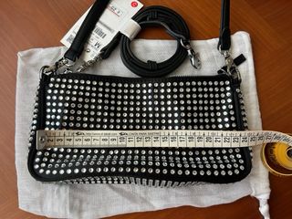 Bolso fiesta strass negro Zara nuevo