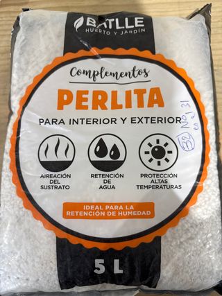 Perlita Batlle 5L para Huerto y Jardín