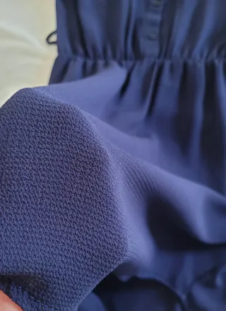 VESTIDO AZUL SIN MANGAS TALLA 38.