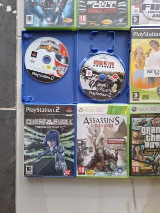 Lote Juegos PS2 y Xbox 360