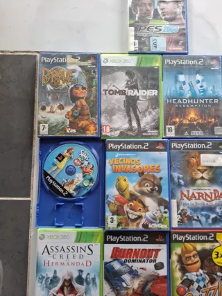 Lote Juegos PS2 y Xbox 360