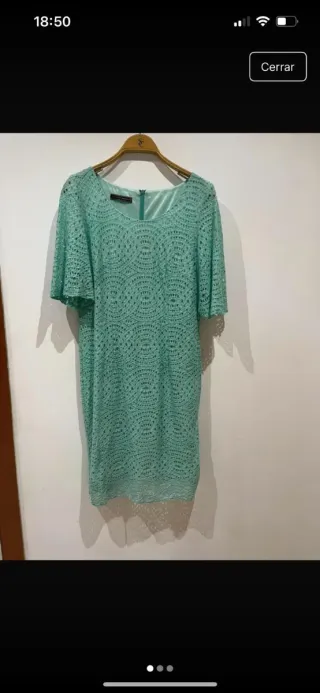 Vestido invitada verde aguamarina.