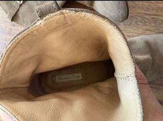 Botines Massimo Dutti Talla 38 Beige/Marrón