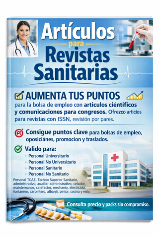 Artículos para Revistas Sanitarias