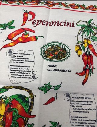 Tovaglietta con peperoncini