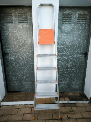 Escalera Escalibur Aluminio 6 Peldaños