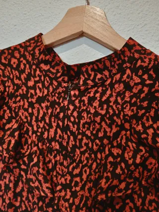 Vestido Zara estampado leopardo