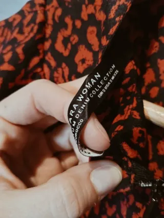 Vestido Zara estampado leopardo