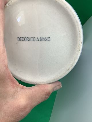 Set ceramica decorata a mano vintage