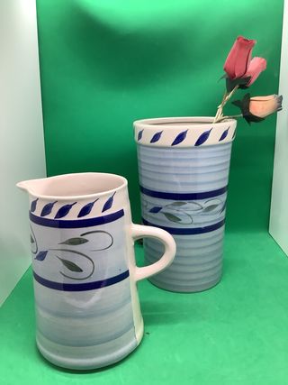 Set ceramica decorata a mano vintage