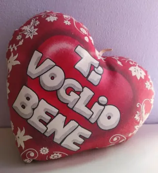 Peluche Cuore Rosso Ti Voglio Bene