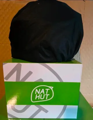 Casco Moto Nathut Negro Mate