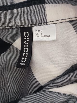 Camisa cuadros manga larga