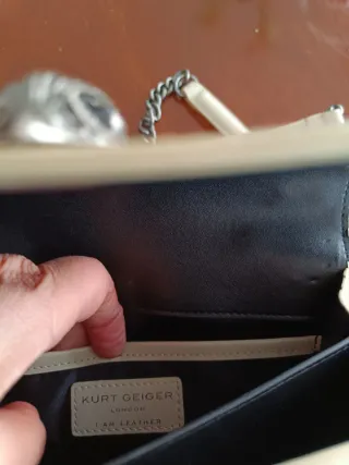 Bolso Kurt Geiger London Shore Ditch Beige