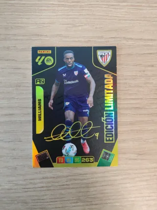 Adrenalyn XL Williams Edición Limitada Firmada