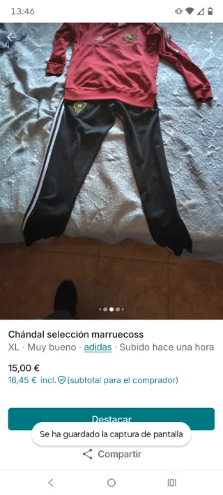 Chándal Adidas Selección Marroquí XL
