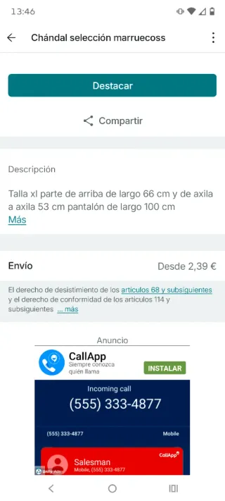 Chándal Adidas Selección Marroquí XL