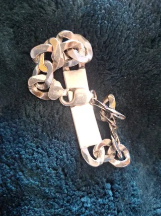 Pulsera de plata con nombre BARKA