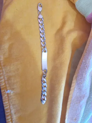 Pulsera de plata con nombre BARKA