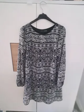 Vestido estampado talla 36/38 para entretiempo