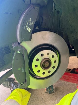 Pastillas y disco de freno VW Golf R