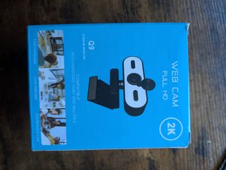 Webcam USB 2K Full HD - Luz Led, Micro, Trípode