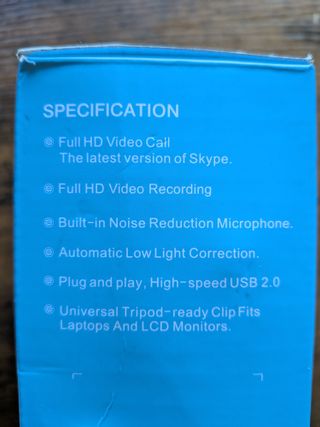 Webcam USB 2K Full HD - Luz Led, Micro, Trípode