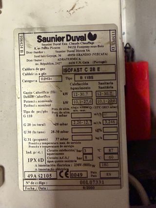 Caldera Saunier Duval ISOFAST C 28 E