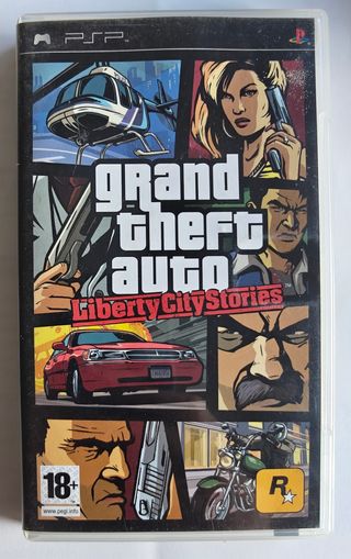 Caja y manual GTA Liberty City Stories PSP